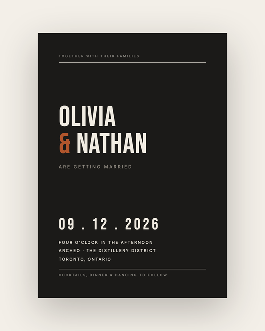 The Distillery — Invitation Suite