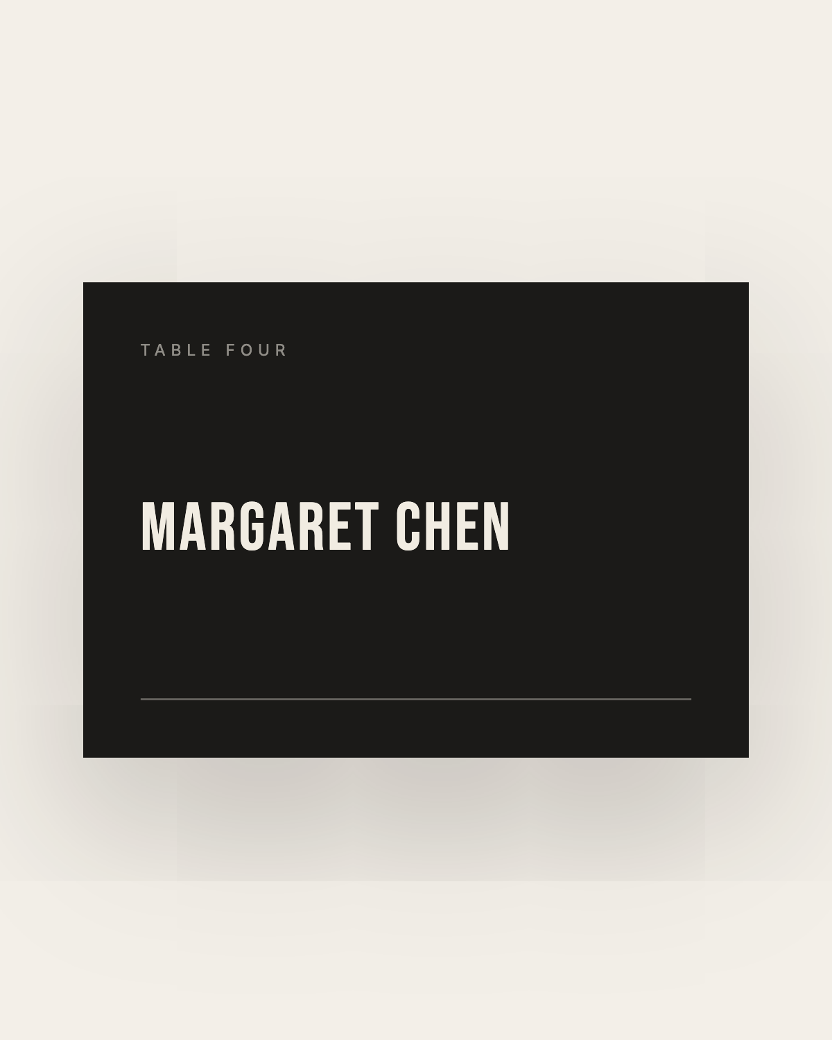 The Distillery — Place Cards