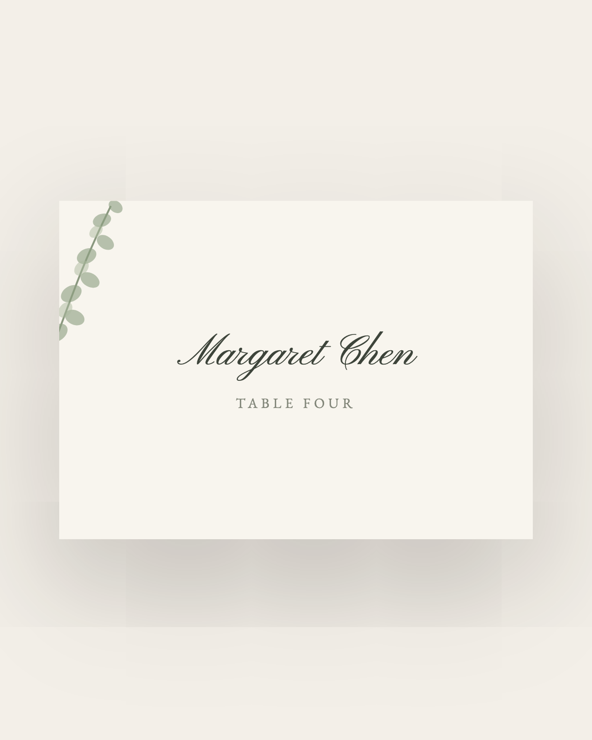 The Muskoka — Place Cards