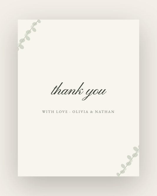 The Muskoka — Thank-You Card